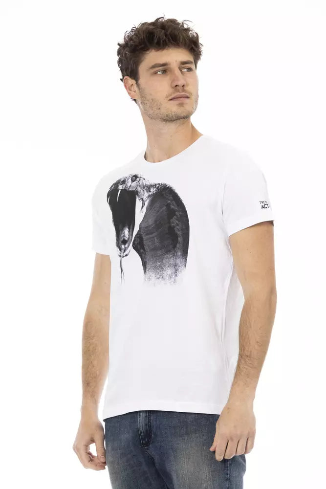 Trussardi Action Men's White Cotton T-Shirt