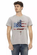 Trussardi Action Men's Grey Cotton T-Shirt
