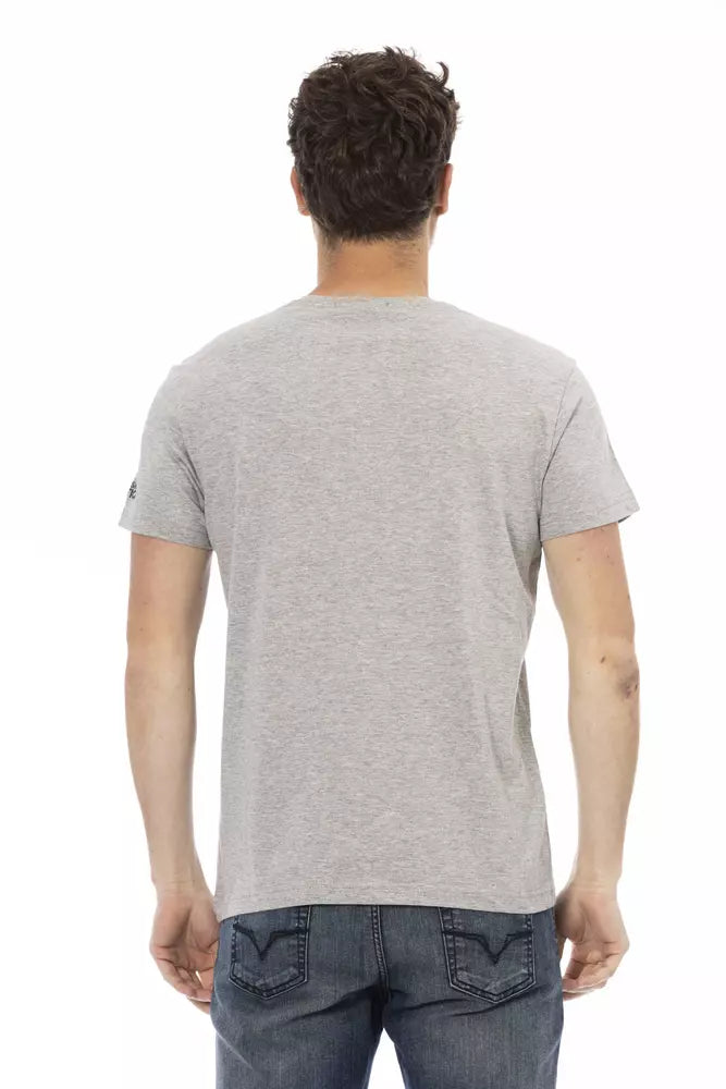 Trussardi Action Men's Grey Cotton T-Shirt