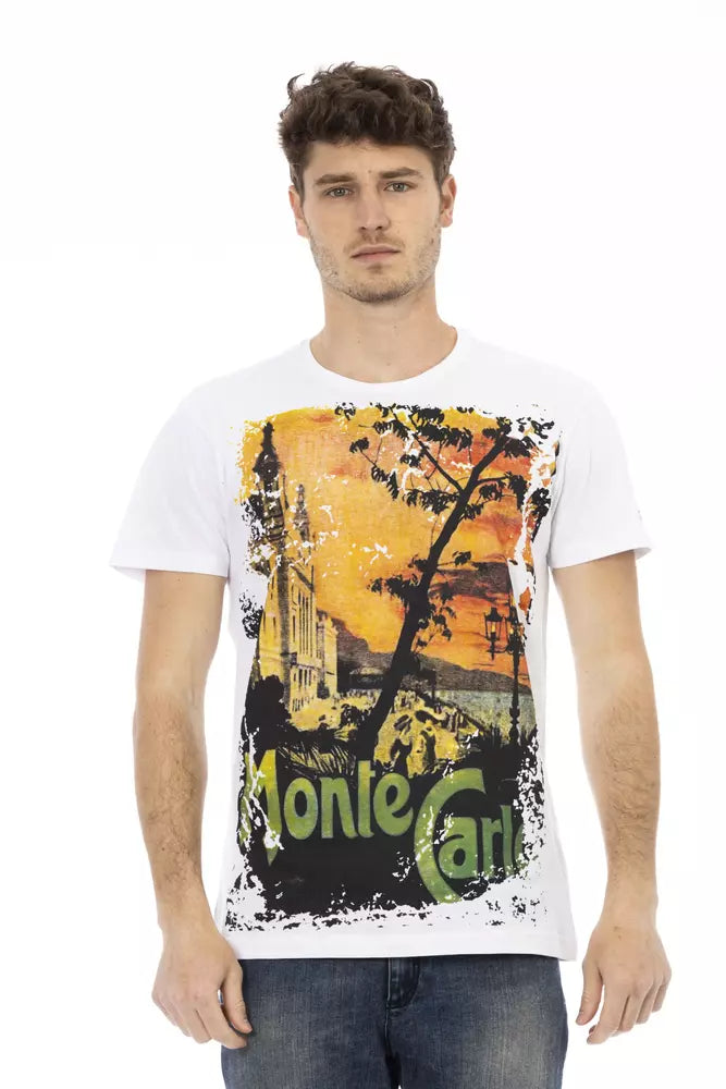 Trussardi Action Men's White Cotton T-Shirt