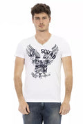 Trussardi Action Men's White Cotton T-Shirt