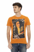 Trussardi Action Men's Orange Cotton T-Shirt