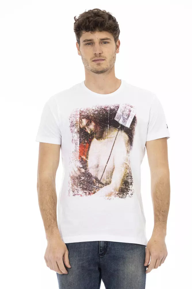 Trussardi Action Men's White Cotton T-Shirt