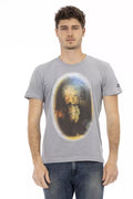 Trussardi Action Men's Grey Cotton T-Shirt