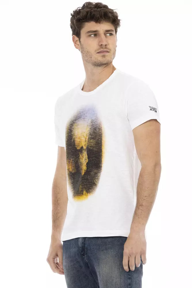 Trussardi Action Men's White Cotton T-Shirt