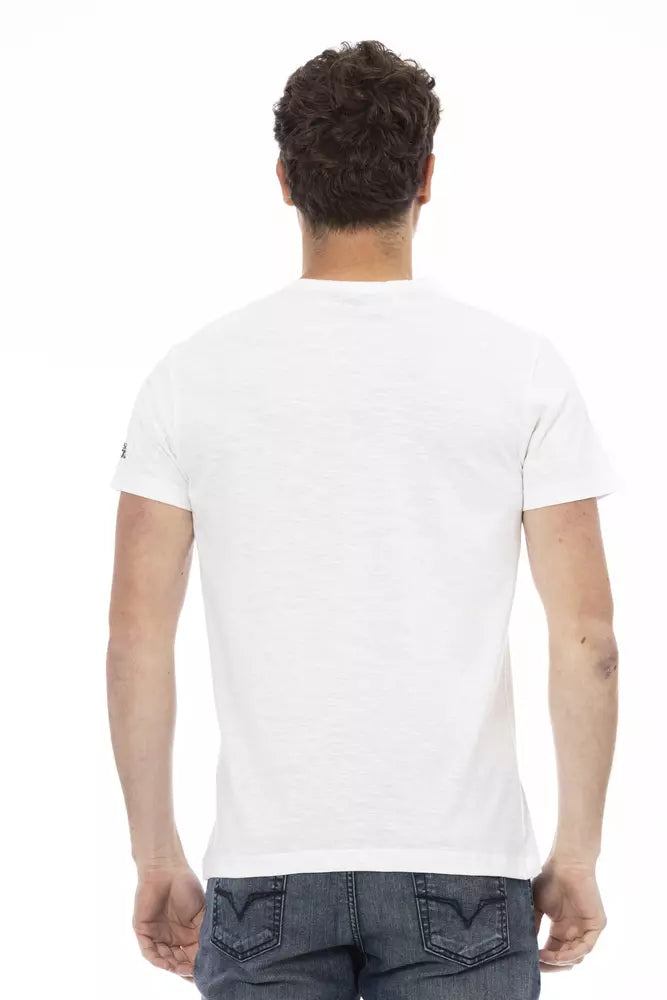 Trussardi Action Men's White Cotton T-Shirt