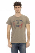 Trussardi Action "Grünes Baumwoll-T-Shirt für Herren"