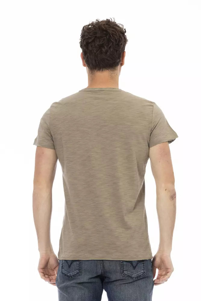 Trussardi Action "Grünes Baumwoll-T-Shirt für Herren"