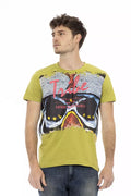 Trussardi Action Men's Green Cotton T-Shirt