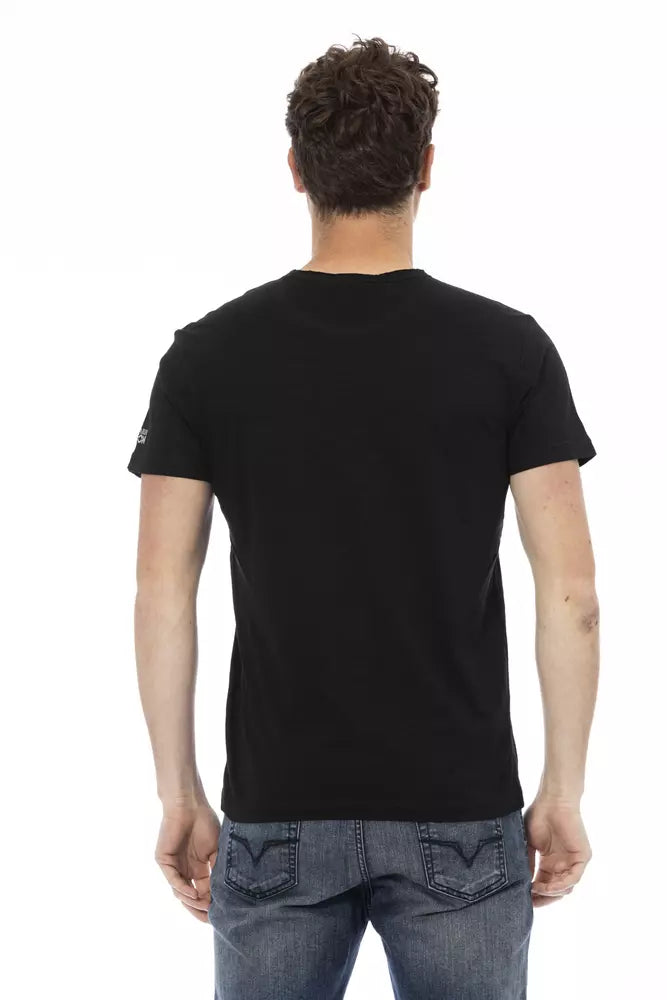 Trussardi Action Men's Black Cotton T-Shirt