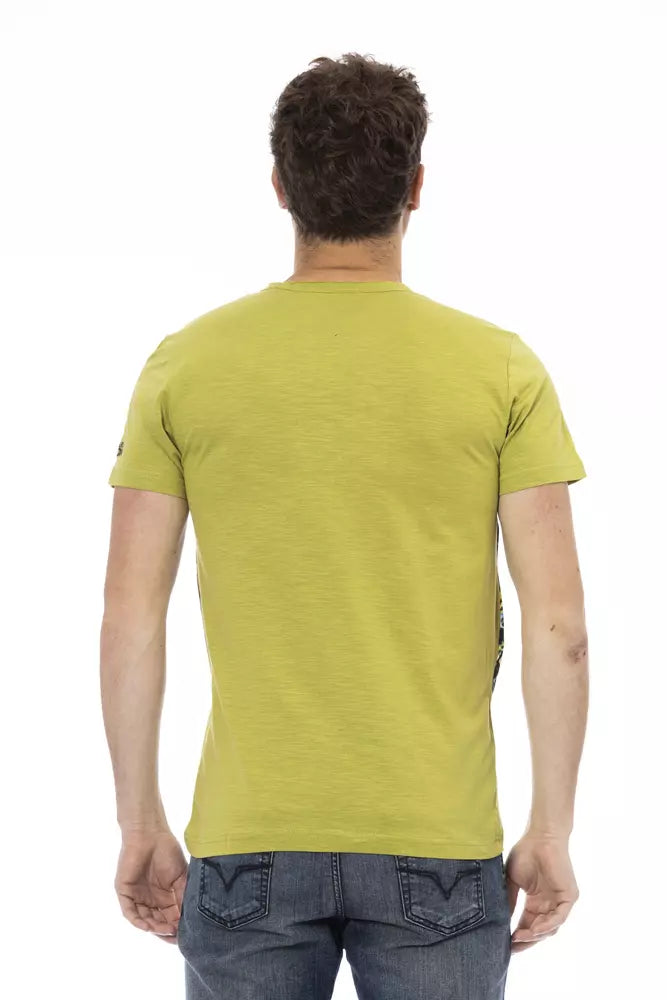 Trussardi Action Men's Green Cotton T-Shirt