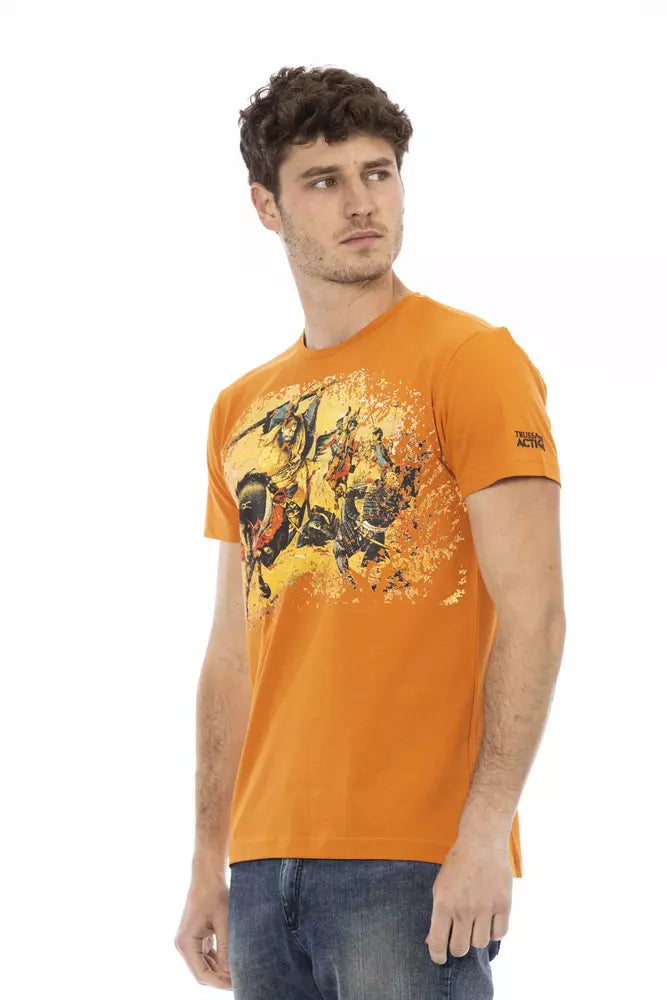 Trussardi Action "Orangees Baumwoll-T-Shirt für Herren"