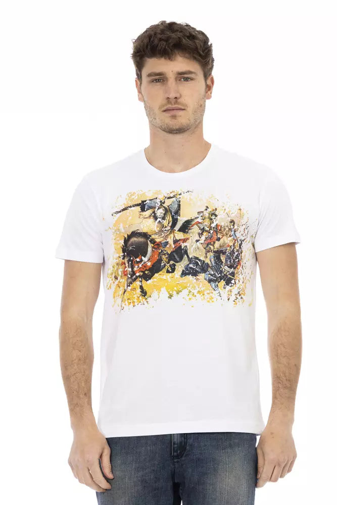 Trussardi Action Men's White Cotton T-Shirt