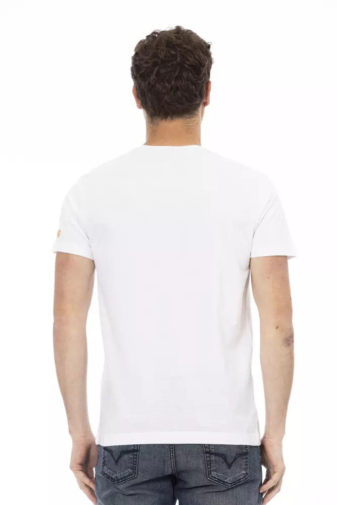 Trussardi Action Men's White Cotton T-Shirt