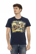 Trussardi Action Baumwoll-T-Shirt für Herren in Blau