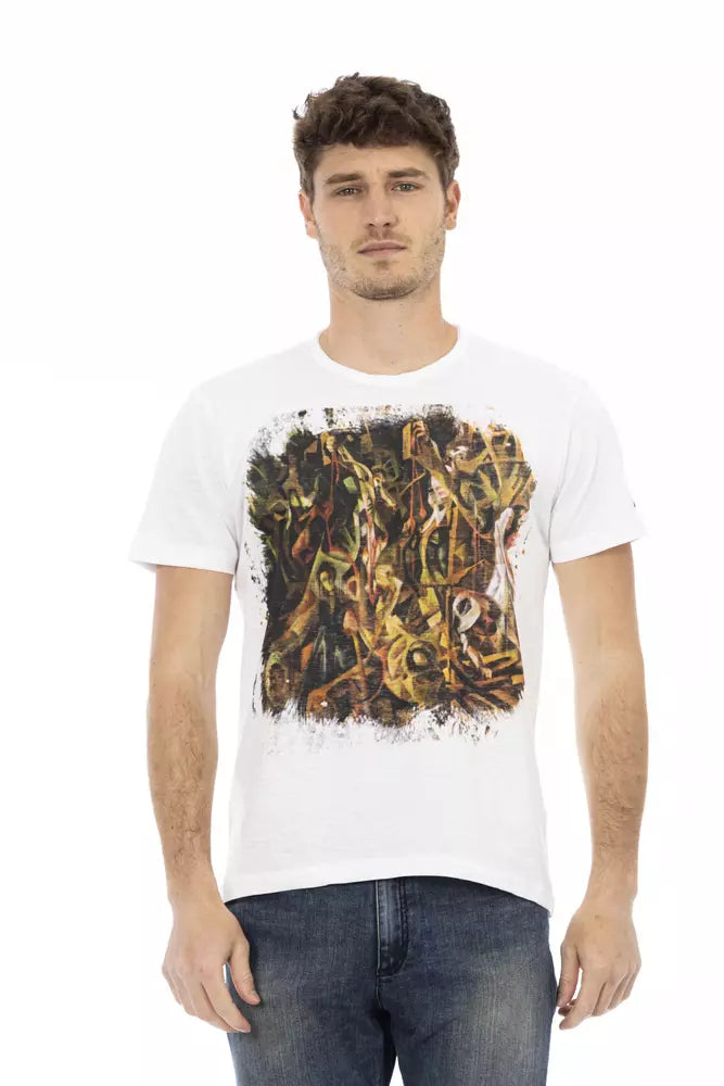 Trussardi Action Men's White Cotton T-Shirt