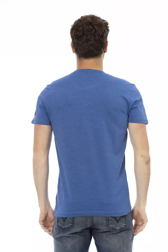Men's Trussardi Action Cotton T-Shirt in Blue