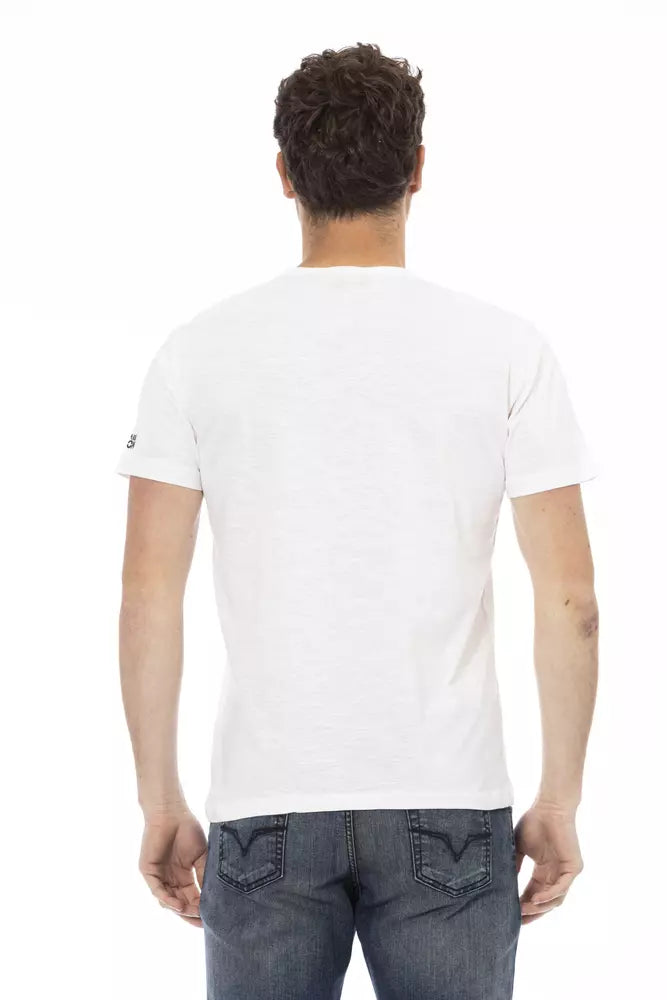 Trussardi Action Men's White Cotton T-Shirt