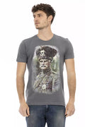Trussardi Action Men's Grey Cotton T-Shirt