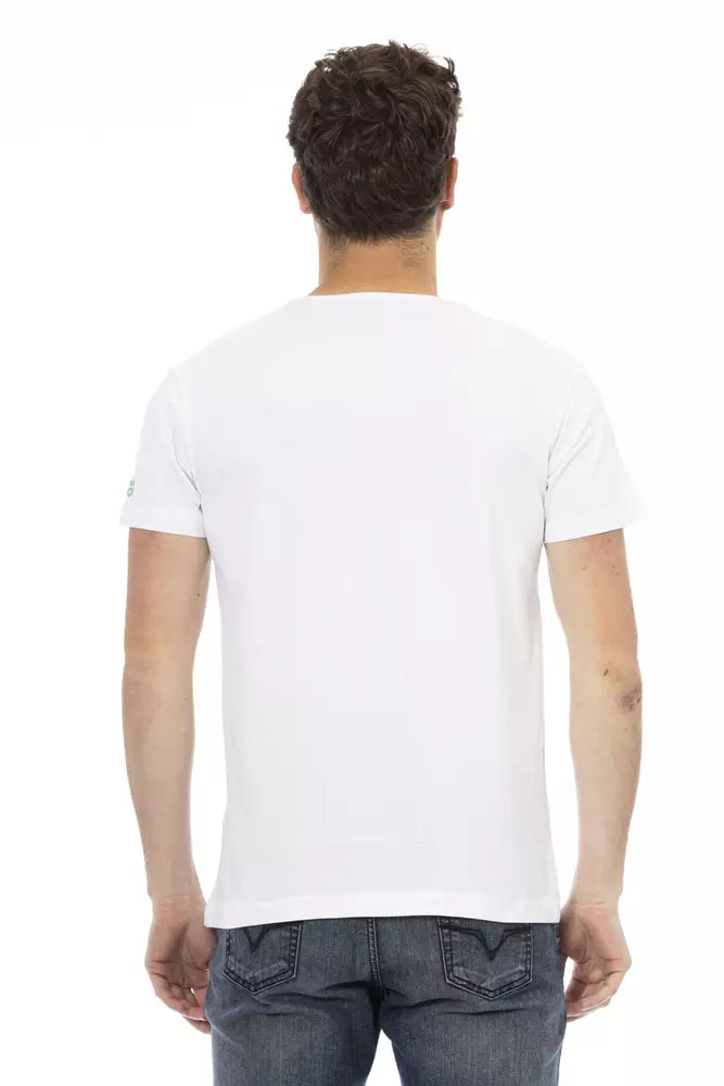 Trussardi Action Men's White Cotton T-Shirt
