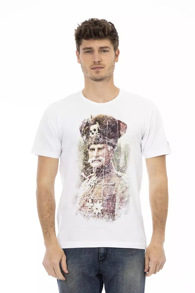 Trussardi Action Men's White Cotton T-Shirt