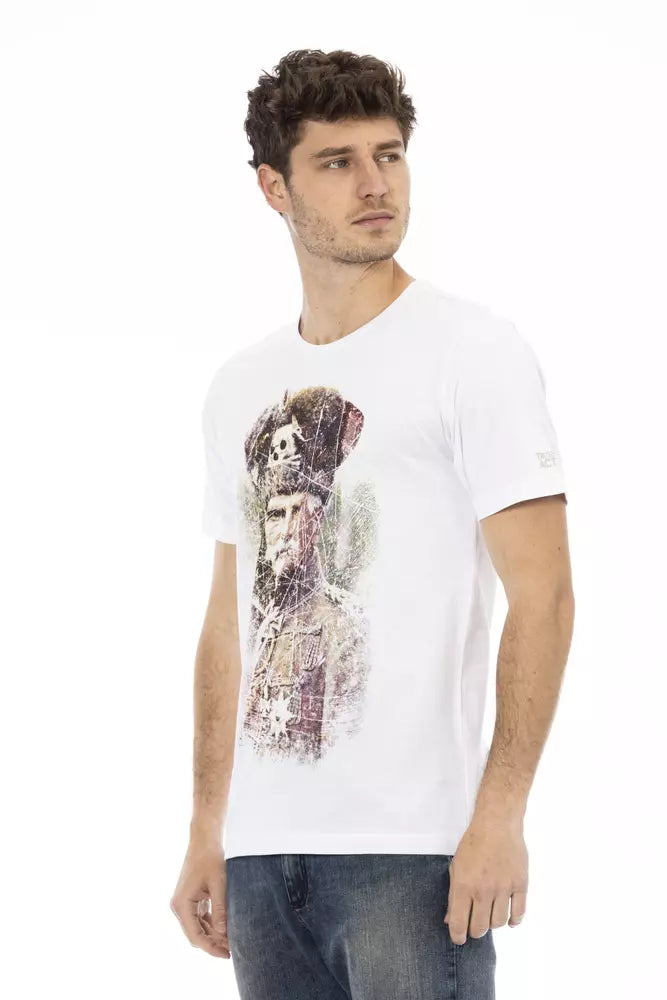 Trussardi Action Men's White Cotton T-Shirt
