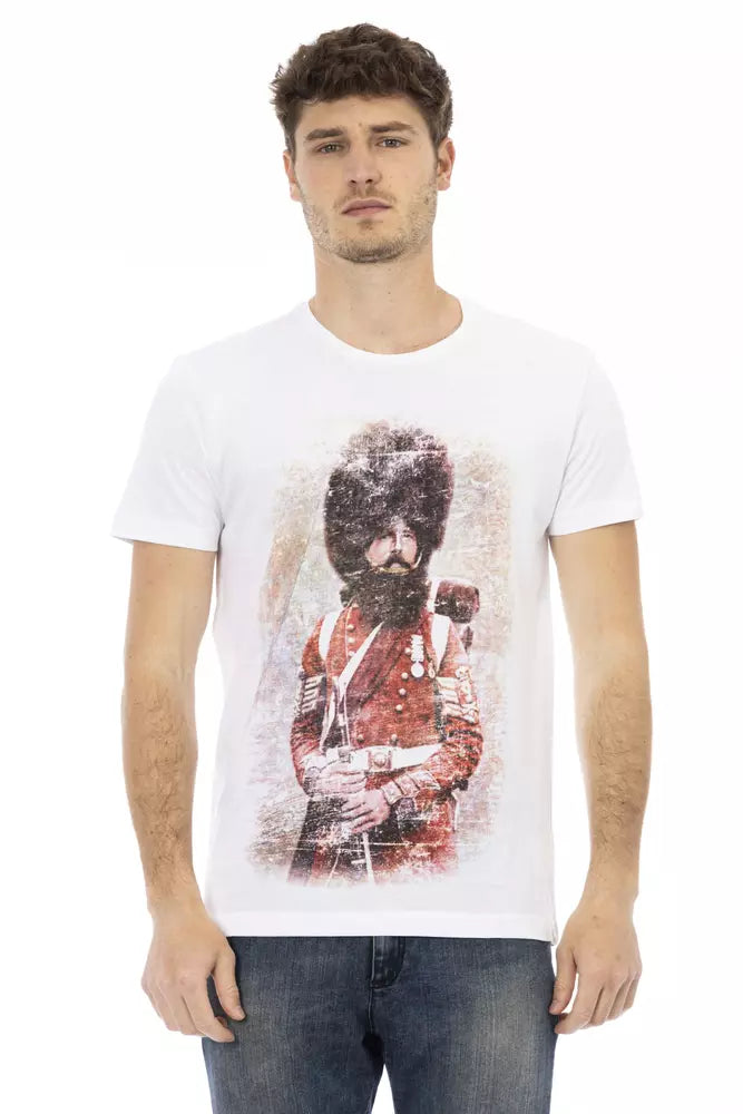 Trussardi Action Men's White Cotton T-Shirt
