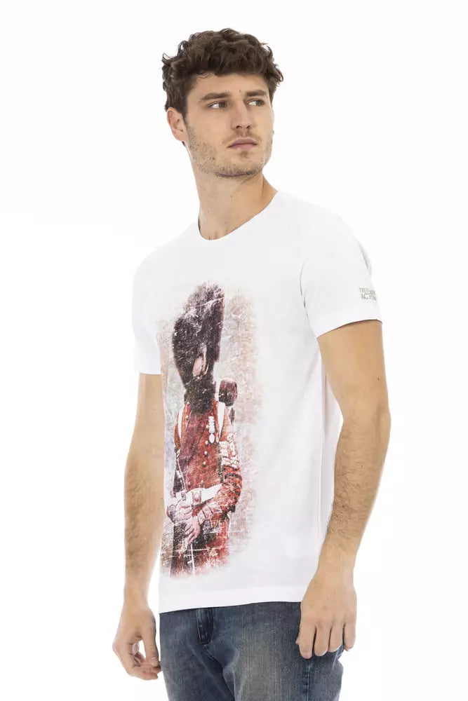 Trussardi Action Men's White Cotton T-Shirt