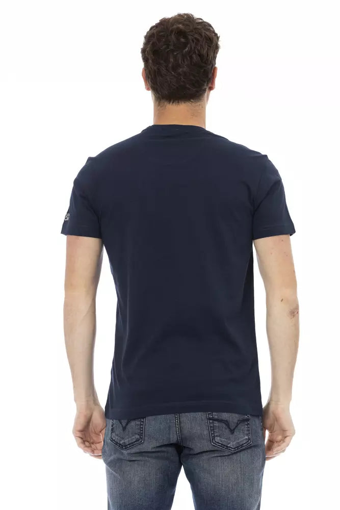 Men's Trussardi Action Cotton T-Shirt in Blue