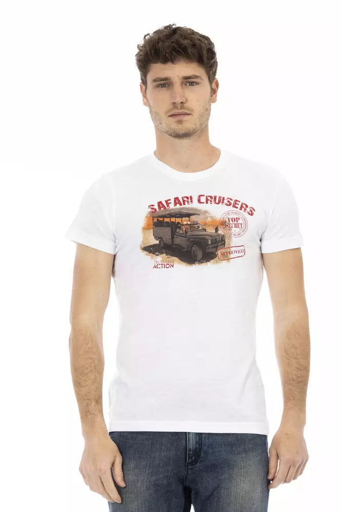 Trussardi Action Men's White Cotton T-Shirt
