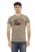 Trussardi Action Men's Green Cotton T-Shirt