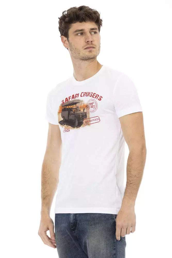 Trussardi Action Men's White Cotton T-Shirt