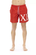 Bikkembergs Rote Badeshorts aus Polyester für Herren