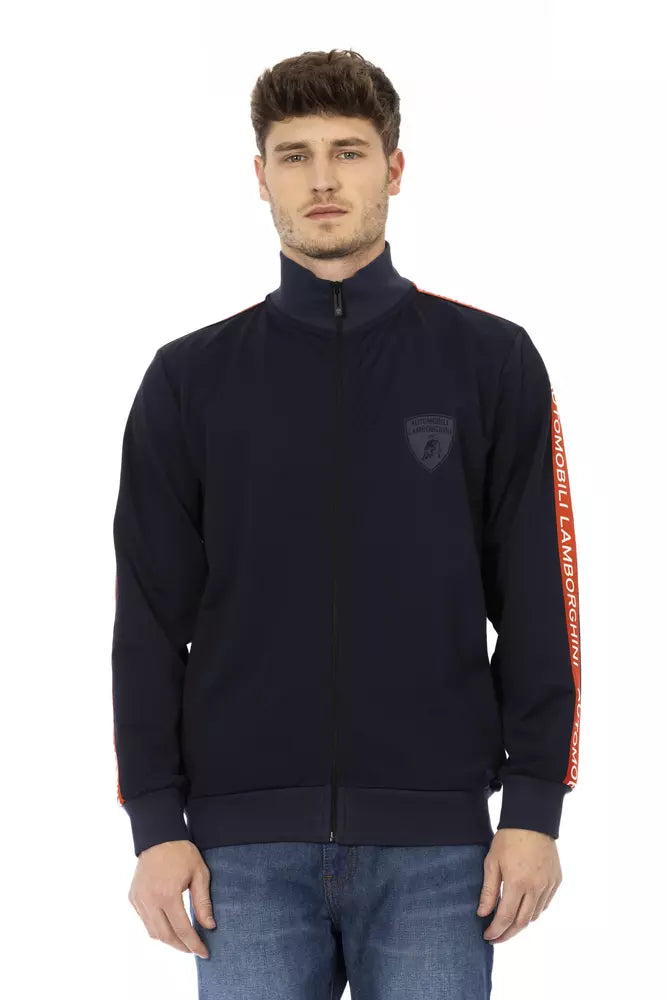 Automobili Lamborghini Men's Blue Polyester Sweatshirt