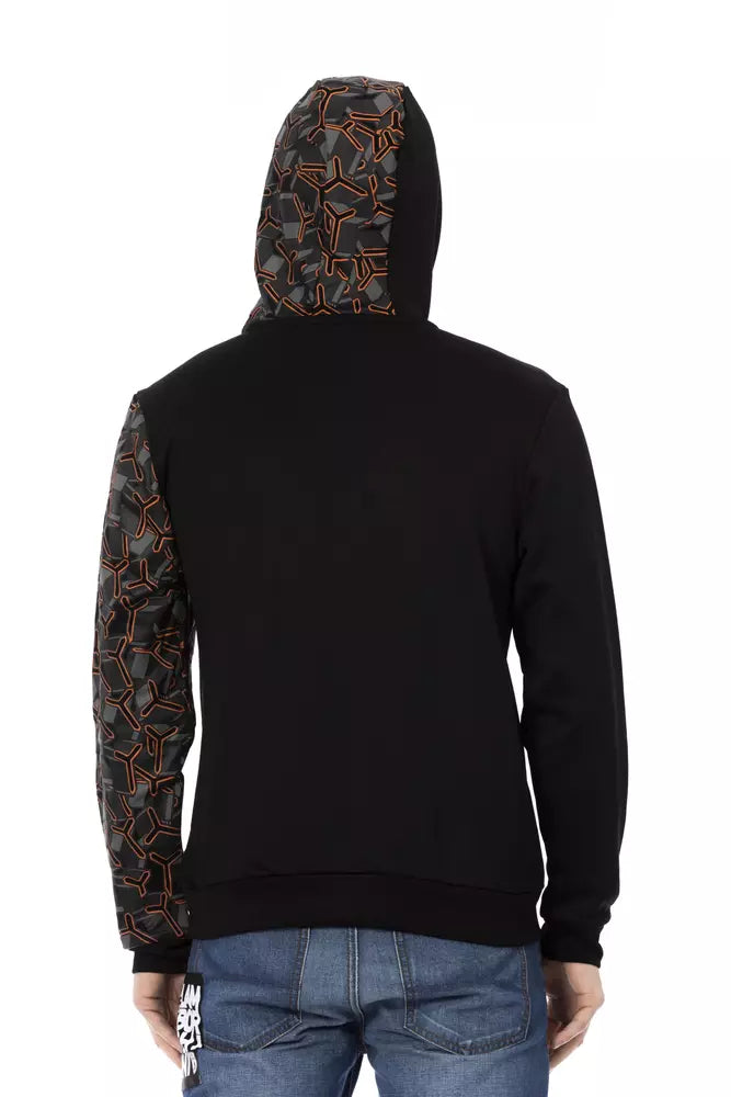 Automobili Lamborghini Black Men's Cotton Hoodie