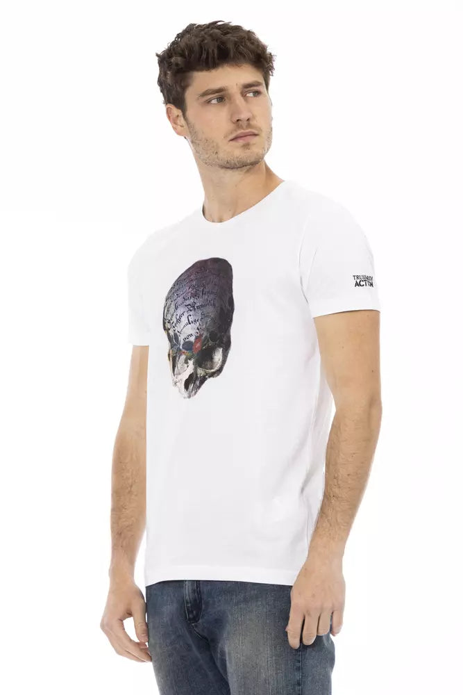 Trussardi Action Men's White Cotton T-Shirt