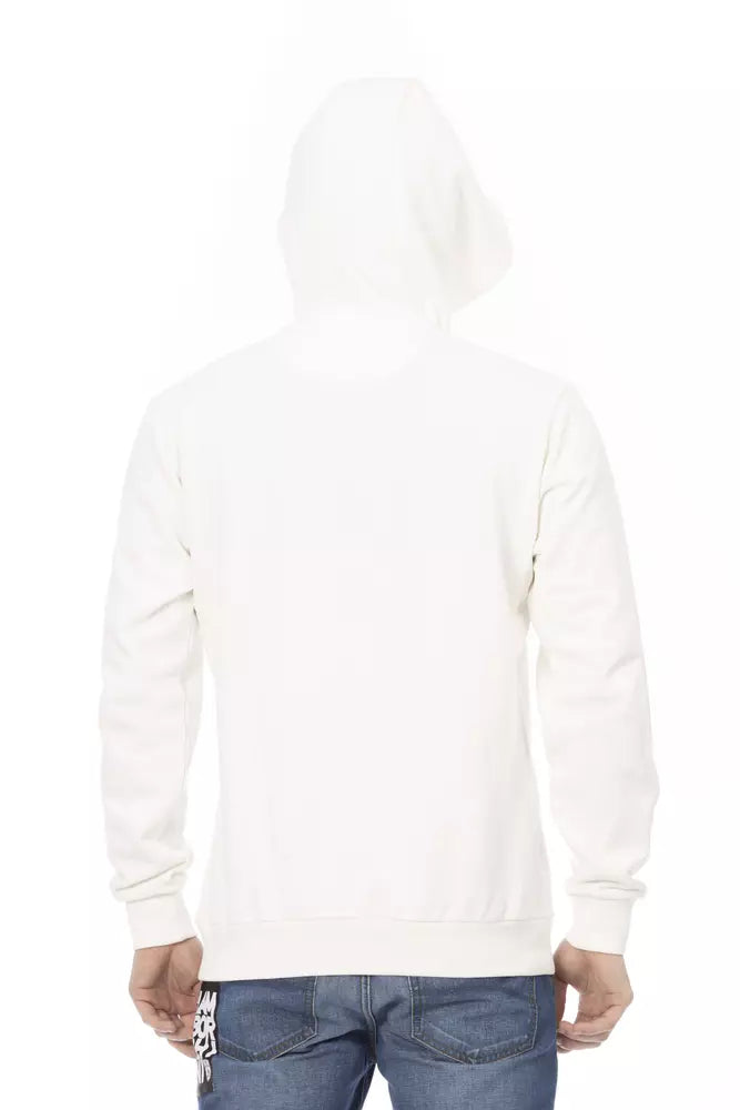 Automobili Lamborghini Weißer Herren-Baumwollpullover
