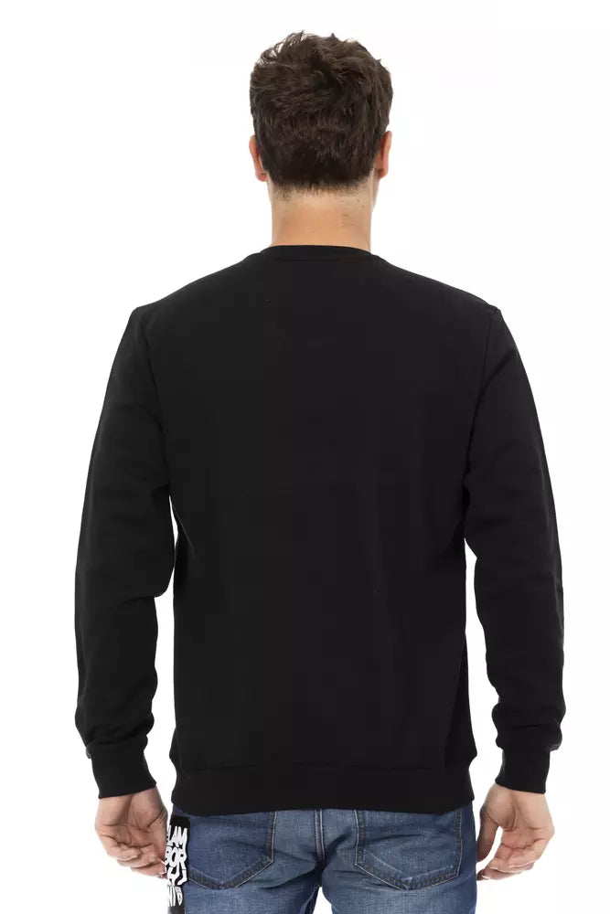 Automobili Lamborghini Schwarzer Herren-Pullover aus Baumwolle