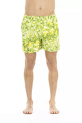 Just Cavalli Grüne Bikkembergs Herren-Badehose aus Polyester