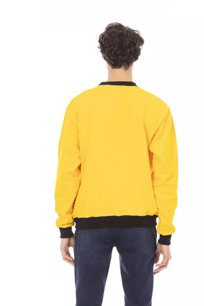 Baldinini Trend Men's Yellow Cotton Sweater