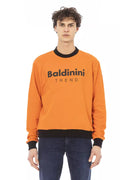 Baldinini Trend Orange Men's Cotton Sweater