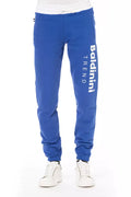 Baldinini Trend Men's Blue Cotton Joggers