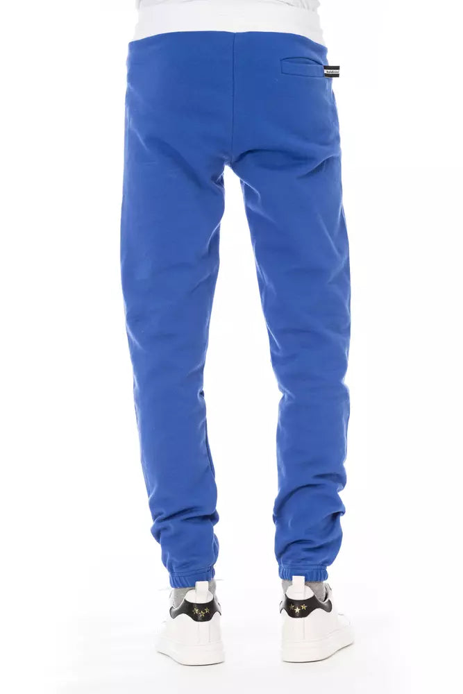 Baldinini Trend Men's Blue Cotton Joggers
