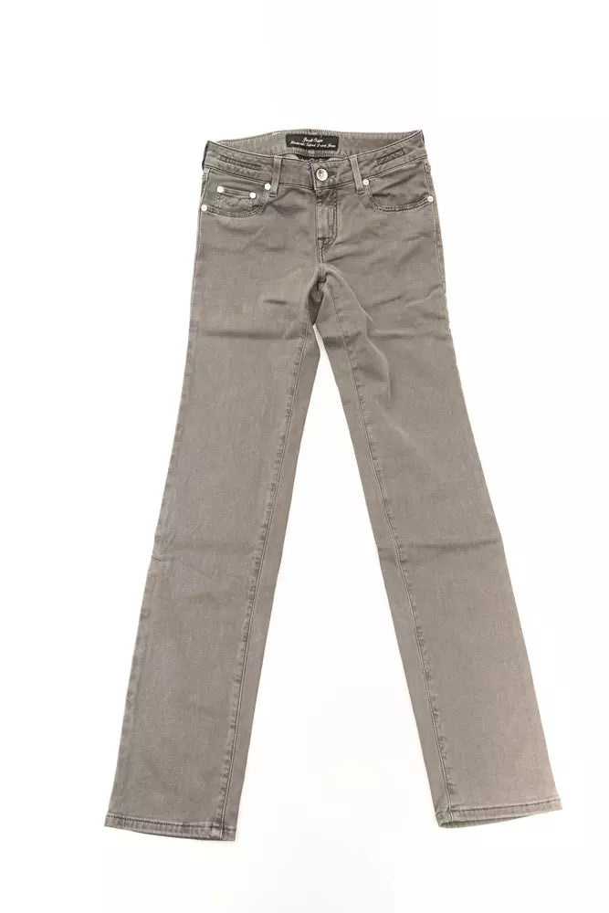 Jacob Cohen Gray Women's Cotton Jeans