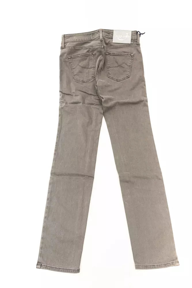 Jacob Cohen Gray Women's Cotton Jeans