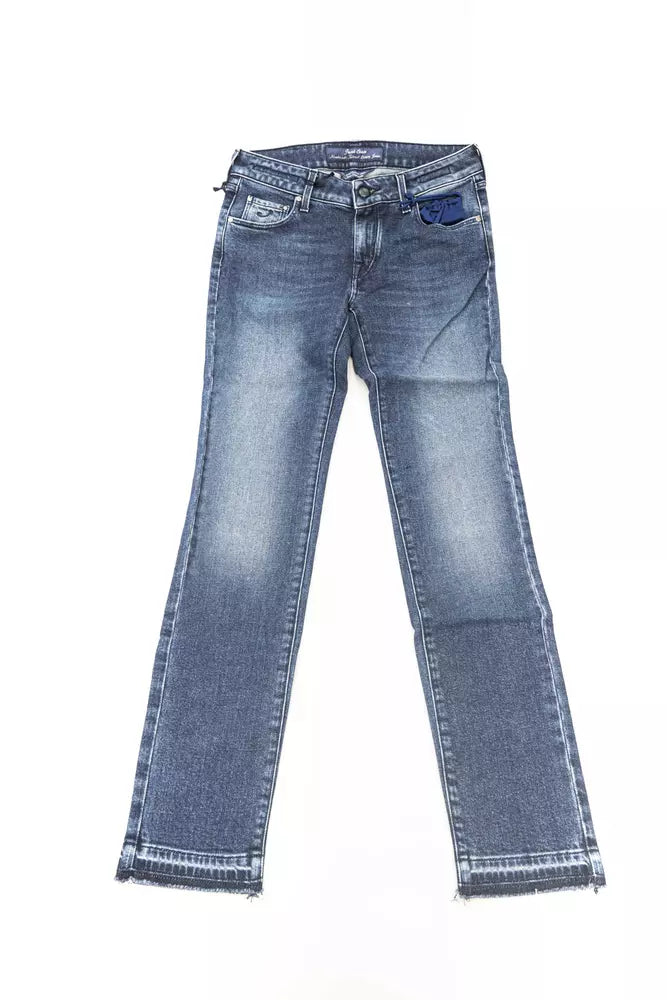 Jacob Cohen Blaue Baumwoll-Jeans für Damen