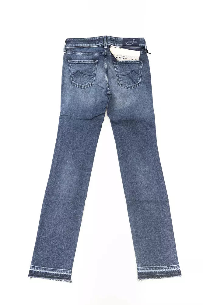 Jacob Cohen Blaue Baumwoll-Jeans für Damen