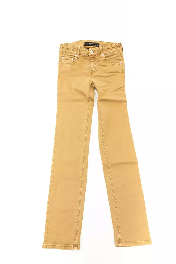 Jacob Cohen Women's Beige Cotton Jeans