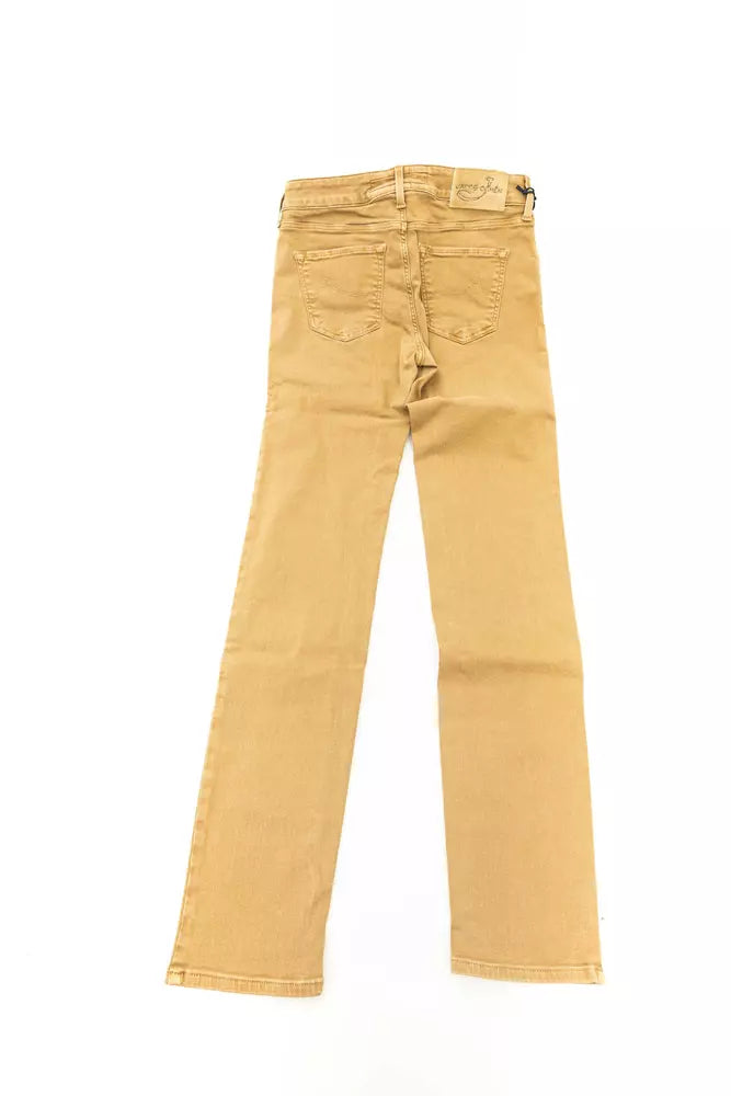 Jacob Cohen Women's Beige Cotton Jeans