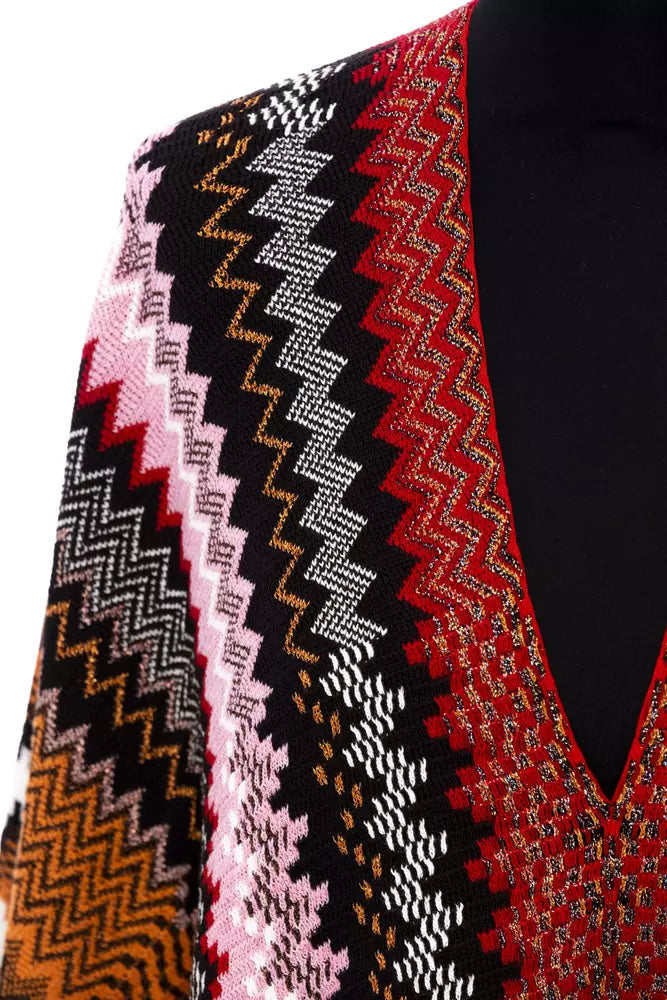 Missoni Woll-Poncho für Damen mit bunten Farben